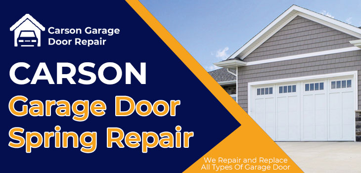 garage door spring repair in Carson