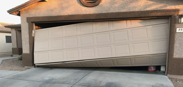damaged garage door opener repair in Carson